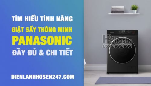 Panasonic ra mắt máy giặt sấy thông minh – Tìm hiểu tính năng
