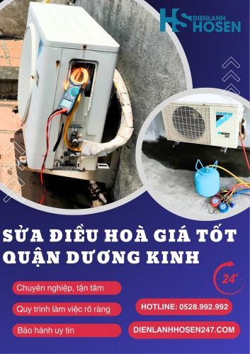 Sửa điều hòa tại Quận Dương Kinh Hải Phòng giá rẻ 2024	