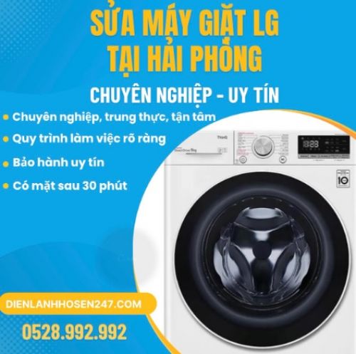 Sửa máy giặt LG tại nhà Hải Phòng