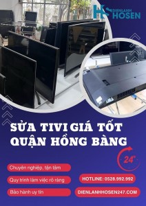 Sửa tivi tại Quận Hồng Bàng giá rẻ năm 2024